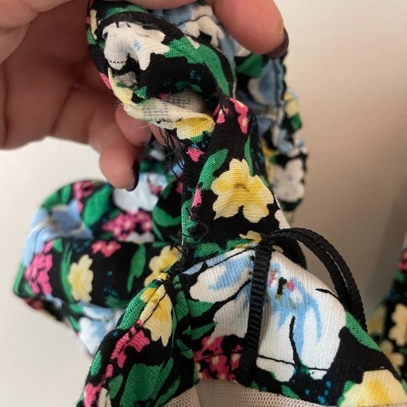 Maje Rapy Floral Off The Shoulder Mini Dress Emily in Paris Size 3 (Large) - Picture 3 of 15